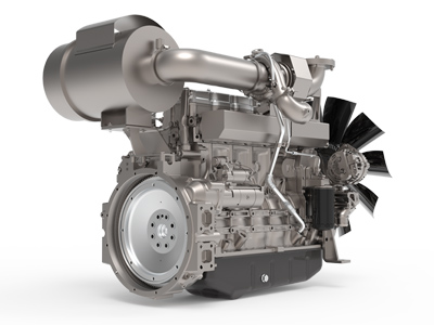 Motor a diesel industrial para gerador comercial, Série H